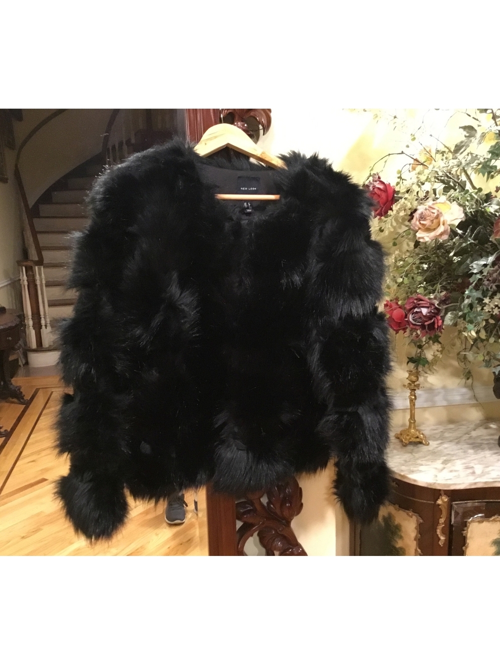 Faux Fur Coat size 4